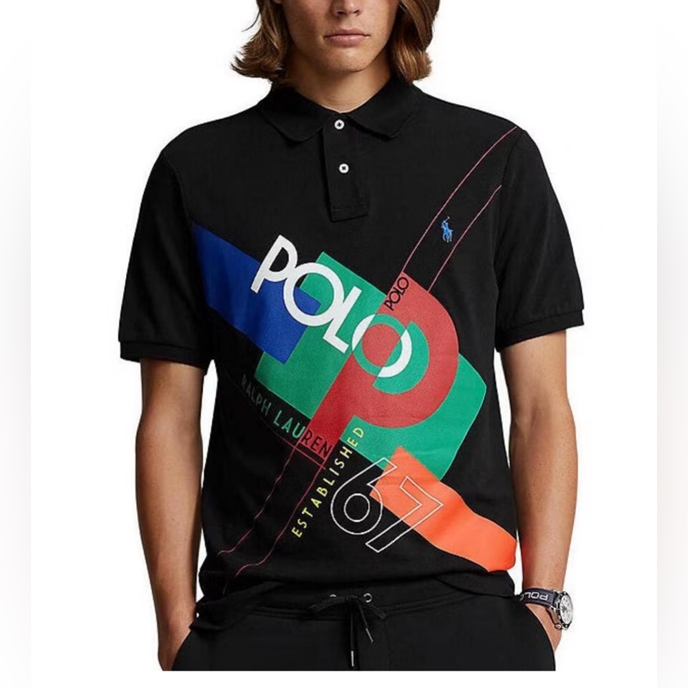 NWT Polo Ralph Lauren 1967 Classic-Fit Logo Short Sleeve Mesh Polo Shirt Sz XL